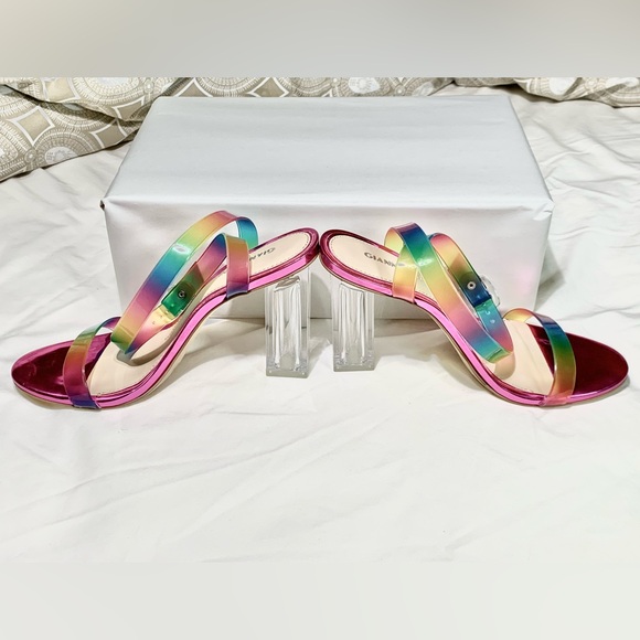 Gianni Bini Liyra Rainbow Heels NWOB - Picture 5 of 12